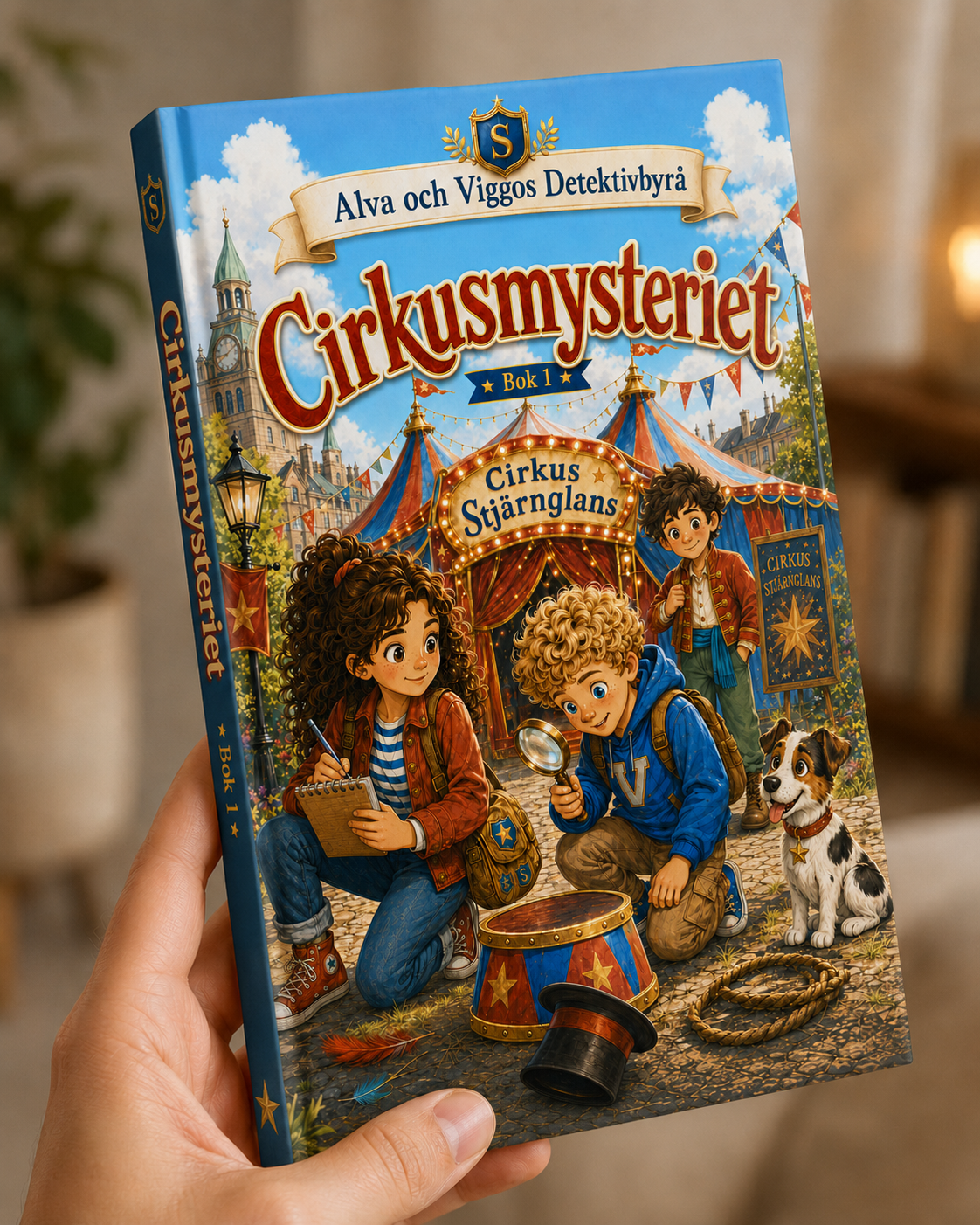 Cirkusmysteriet – bokomslag från Silverköping.