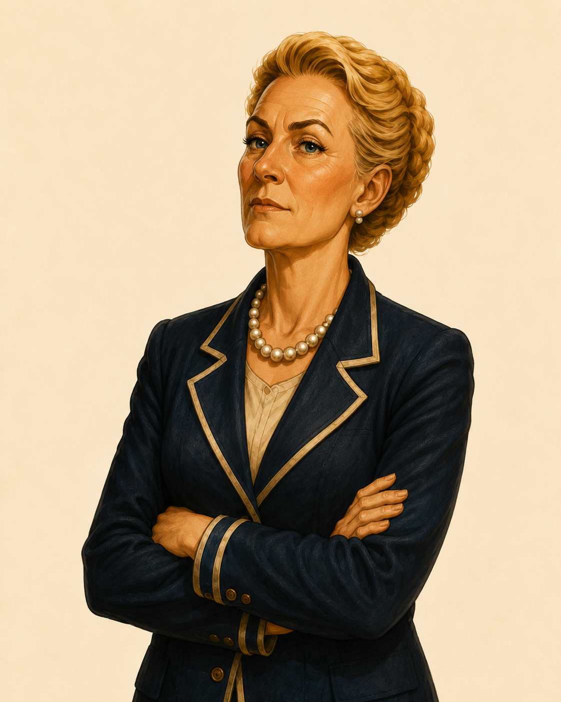 Porträtt av Rektor Ingrid Sporre.